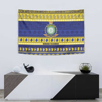 Niue Christmas Tapestry Monuina e Kilisimasi Hiapo Motifs LT14 - Polynesian Pride