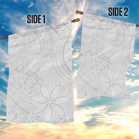 Tapu Fanau Ia Niue Garden Flag Happy White Sunday Unique Hiapo - Polynesian Pride