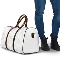 Tapu Fanau Ia Niue Travel Bag Happy White Sunday Unique Hiapo LT14 - Polynesian Pride