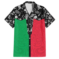 Vanuatu Cowboy Family Matching Long Sleeve Bodycon Dress and Hawaiian Shirt Cowboy Symbols Split Stylized - Polynesian Pride