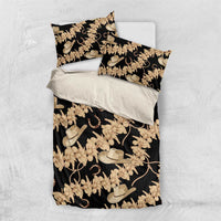Vanuatu Cowboy Bedding Set Seamless Straw Hats Hibiscus - Polynesian Pride