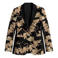 Vanuatu Cowboy Blazer Seamless Straw Hats Hibiscus - Polynesian Pride