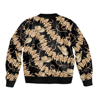 Vanuatu Cowboy Bomber Jacket Seamless Straw Hats Hibiscus - Polynesian Pride