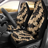Vanuatu Cowboy Car Seat Cover Seamless Straw Hats Hibiscus - Polynesian Pride