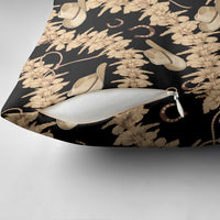 Vanuatu Cowboy Pillow Cover Seamless Straw Hats Hibiscus - Polynesian Pride