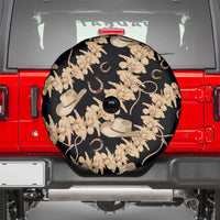 Vanuatu Cowboy Spare Tire Cover Seamless Straw Hats Hibiscus - Polynesian Pride