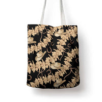 Vanuatu Cowboy Tote Bag Seamless Straw Hats Hibiscus - Polynesian Pride