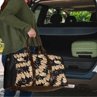 Vanuatu Cowboy Travel Bag Seamless Straw Hats Hibiscus - Polynesian Pride