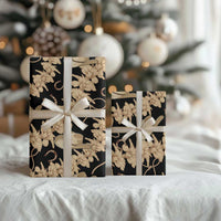 Vanuatu Cowboy Wrapping Paper Seamless Straw Hats Hibiscus - Polynesian Pride