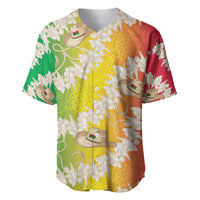 Vanuatu Cowboy Baseball Jersey Straw Hats Hibiscus With Sand Drawing - Polynesian Pride