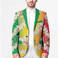 Vanuatu Cowboy Blazer Straw Hats Hibiscus With Sand Drawing - Polynesian Pride