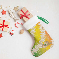 Vanuatu Cowboy Christmas Stocking Straw Hats Hibiscus With Sand Drawing - Polynesian Pride