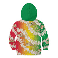 Vanuatu Cowboy Kid Hoodie Straw Hats Hibiscus With Sand Drawing LT14 - Polynesian Pride