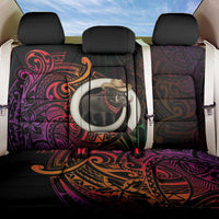 Vanuatu Boar Cowboy Back Car Seat Cover Tusk Gradient Polynesian Pattern - Polynesian Pride