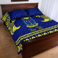 Personalised Fiji Natabua High School Quilt Bed Set Fijian Tapa Pattern LT14 - Polynesian Pride