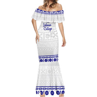 Personalised Fiji Labasa College Mermaid Dress Fijian Tapa Pattern LT14 - Polynesian Pride