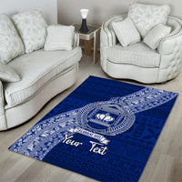 Personalised Fiji Queen Victoria School Area Rug Fijian Tapa Pattern LT14 - Polynesian Pride