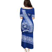 Personalised Fiji Queen Victoria School Puletasi Fijian Tapa Pattern LT14 - Polynesian Pride