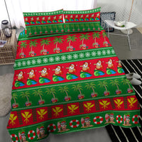 Hawaii Christmas Bedding Set Mele Kalikimaka LT14 - Polynesian Pride