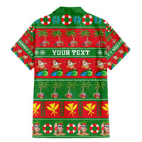 Personalised Hawaii Christmas Family Matching Mermaid Dress and Hawaiian Shirt Mele Kalikimaka LT14 - Polynesian Pride