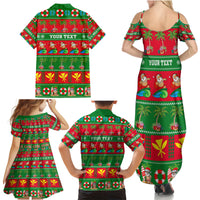 Personalised Hawaii Christmas Family Matching Summer Maxi Dress and Hawaiian Shirt Mele Kalikimaka LT14 - Polynesian Pride