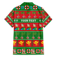 Personalised Hawaii Christmas Hawaiian Shirt Mele Kalikimaka LT14 - Polynesian Pride