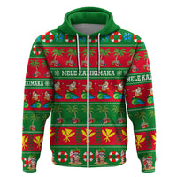 Personalised Hawaii Christmas Hoodie Mele Kalikimaka LT14 - Polynesian Pride