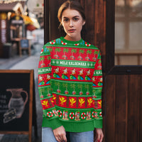 Personalised Hawaii Christmas Ugly Christmas Sweater Mele Kalikimaka LT14 - Polynesian Pride