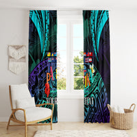 Personalised Pasifika Festival Auckland Window Curtain 2024 Pacific Islands Polynesian Pattern LT14 - Polynesian Pride