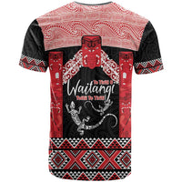 Toitu Te Tiriti O Waitangi T Shirt Maori Wharenui With Taniko Motifs LT14 - Polynesian Pride