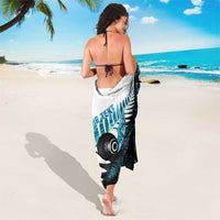 New Zealand Lawn Bowls Custom Sarong Aotearoa Silver Fern Paua Shell LT14 - Polynesian Pride