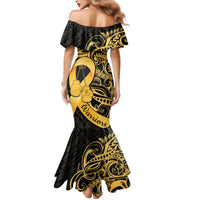 Polynesia Bone Cancer Awareness Mermaid Dress Fight Warriors LT14 - Polynesian Pride