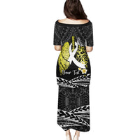 Personalised Polynesia World Lung Cancer Day Puletasi Faith Hope Love LT14 - Polynesian Pride