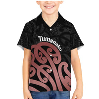 New Zealand Mangopare Tamanako Family Matching Mermaid Dress and Hawaiian Shirt Aotearoa Maori