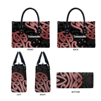 New Zealand Mangopare Tamanako Leather Bag Aotearoa Maori - Polynesian Pride