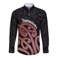 New Zealand Mangopare Tamanako Long Sleeve Button Shirt Aotearoa Maori