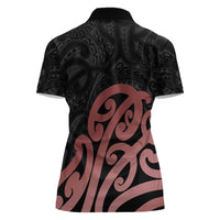New Zealand Mangopare Tamanako Women Polo Shirt Aotearoa Maori