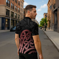 New Zealand Mangopare Tamanako Zipper Polo Shirt Aotearoa Maori - Polynesian Pride