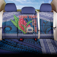 Custom Samoa Rugby Back Car Seat Cover 2024 Go Champions Samoan Gingers LT14 One Size Blue - Polynesian Pride