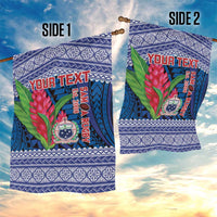 Custom Samoa Rugby Garden Flag 2024 Go Champions Samoan Gingers