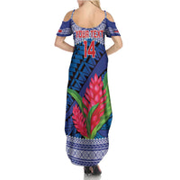 Custom Samoa Rugby Summer Maxi Dress 2024 Go Champions Samoan Gingers