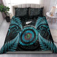 New Zealand Archery Bedding Set Aotearoa Silver Fern Maori - Polynesian Pride