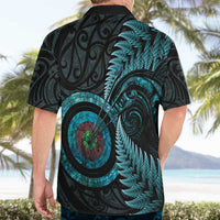 New Zealand Archery Hawaiian Shirt Aotearoa Silver Fern Maori - Polynesian Pride