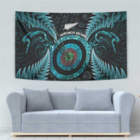 New Zealand Archery Tapestry Aotearoa Silver Fern Maori - Polynesian Pride