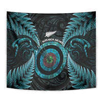 New Zealand Archery Tapestry Aotearoa Silver Fern Maori - Polynesian Pride