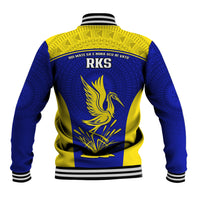 Fiji School Baseball Jacket Ratu Kadavulevu Heron With Fijian Tapa LT14 - Polynesian Pride