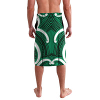 Aotearoa Atua Tangaroa Personalised Lavalava God Of The Sea Maori Whale Tail Green