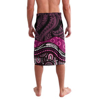 Think Pink Breast Cancer Awareness Lavalava Butterfly Aboriginal Mix Polynesian Pattern