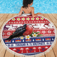 Kiribati Christmas Beach Blanket Frigatebird Santa Tekeraoi n te Kiritimati - Polynesian Pride