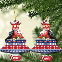 Kiribati Christmas Ceramic Ornament Frigatebird Santa Tekeraoi n te Kiritimati - Polynesian Pride